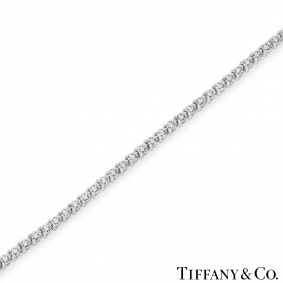 Tiffany & Co. Platinum Diamond Victoria Tennis Bracelet Tiffany & Co. Platinum Diamond Victoria Tennis Bracelet
